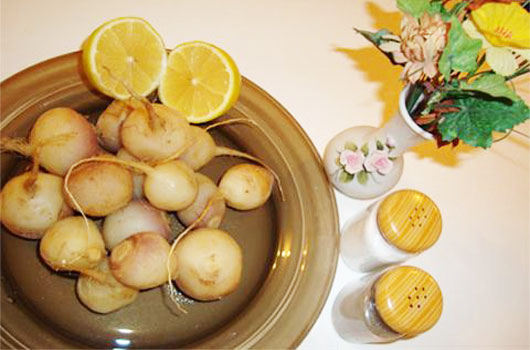 شلغم پخته شده