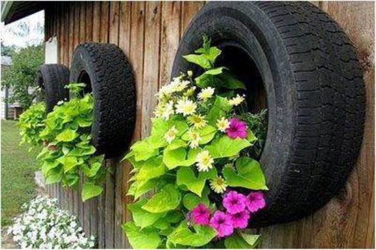 چند ایده هوشمندانه برای استفاده از لاستیک‌ فرسوده ماشین!